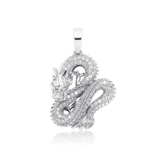 Ice Dragon Pendant