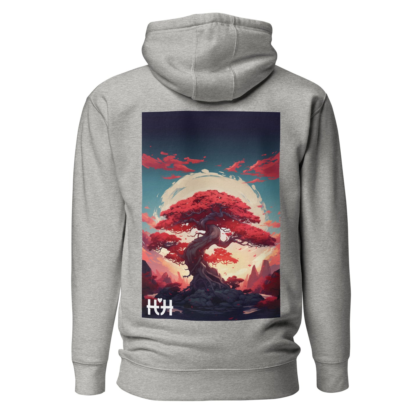 Red Bonsai Tree Hoodie - HH