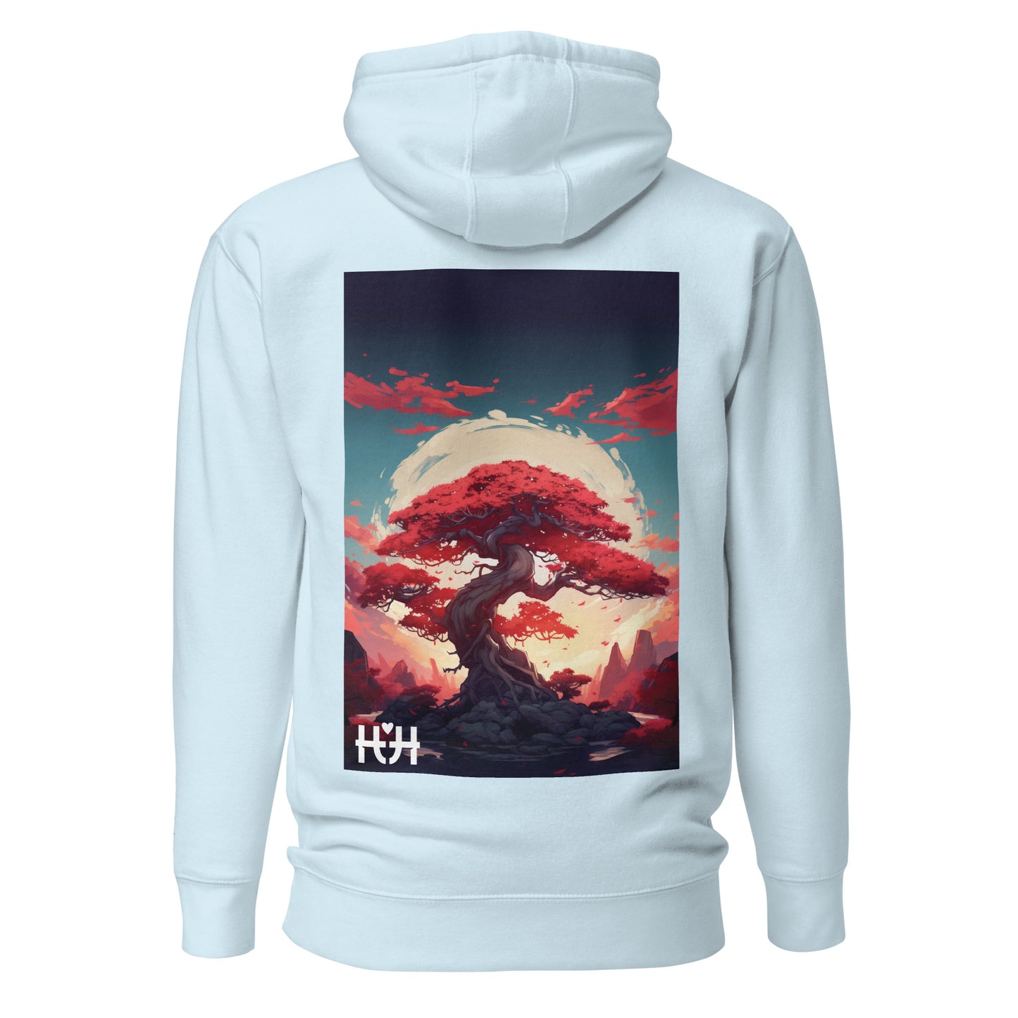 Red Bonsai Tree Hoodie - HH