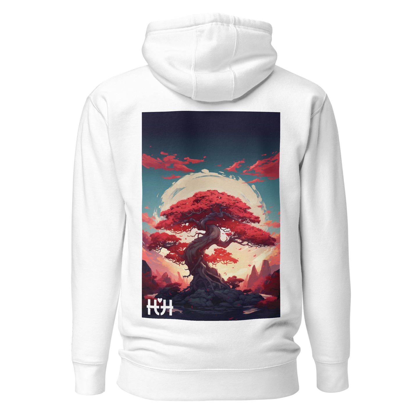 Red Bonsai Tree Hoodie - HH