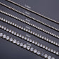 Tennis Chain (3mm-10mm) - Hollow Hearts