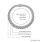 20mm Triple-Row Miami Cuban Chain - Hollow Hearts