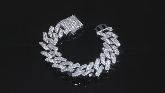 20mm Triple-Row Cuban Bracelet